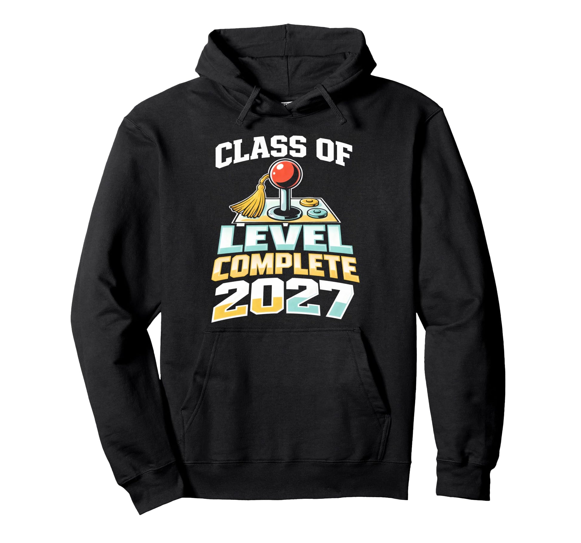 Level Complete Senior Graduation School Hoodie - Streetwear Style Unisex - T-Shirt, Sweatshirt, Hoodie