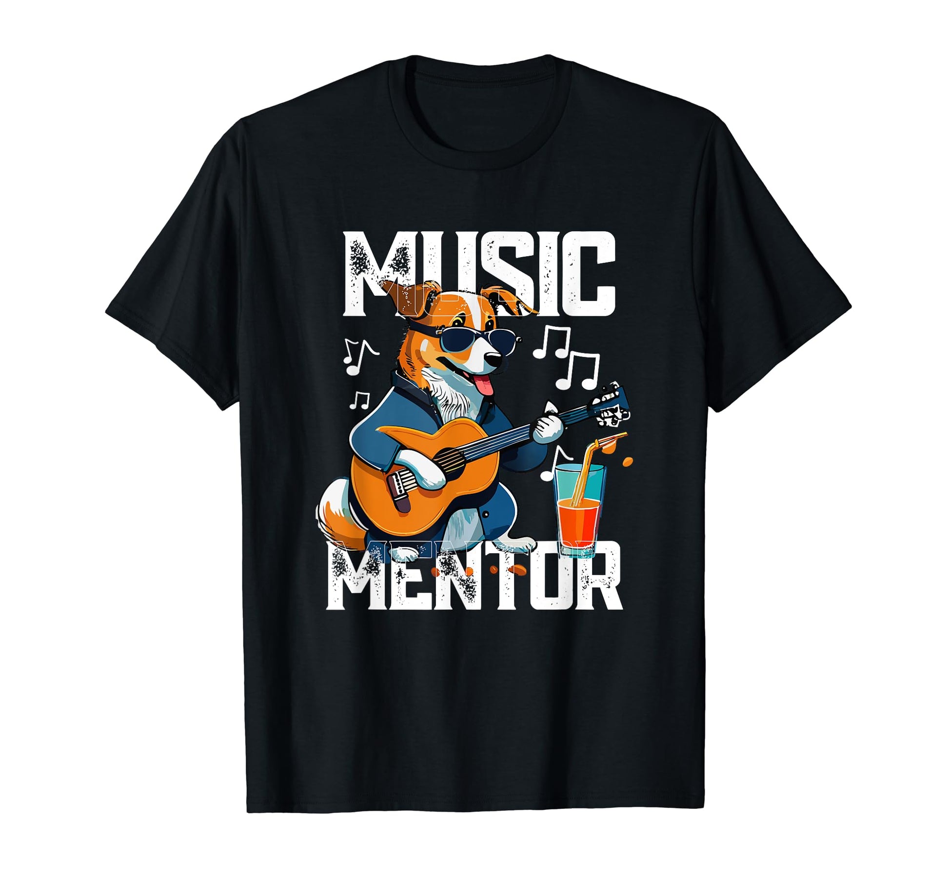 Music Mentor Dad Dog Master Musician T-Shirt - Streetwear Style for Adults - T-Shirt, Sweatshirt, Hoodie