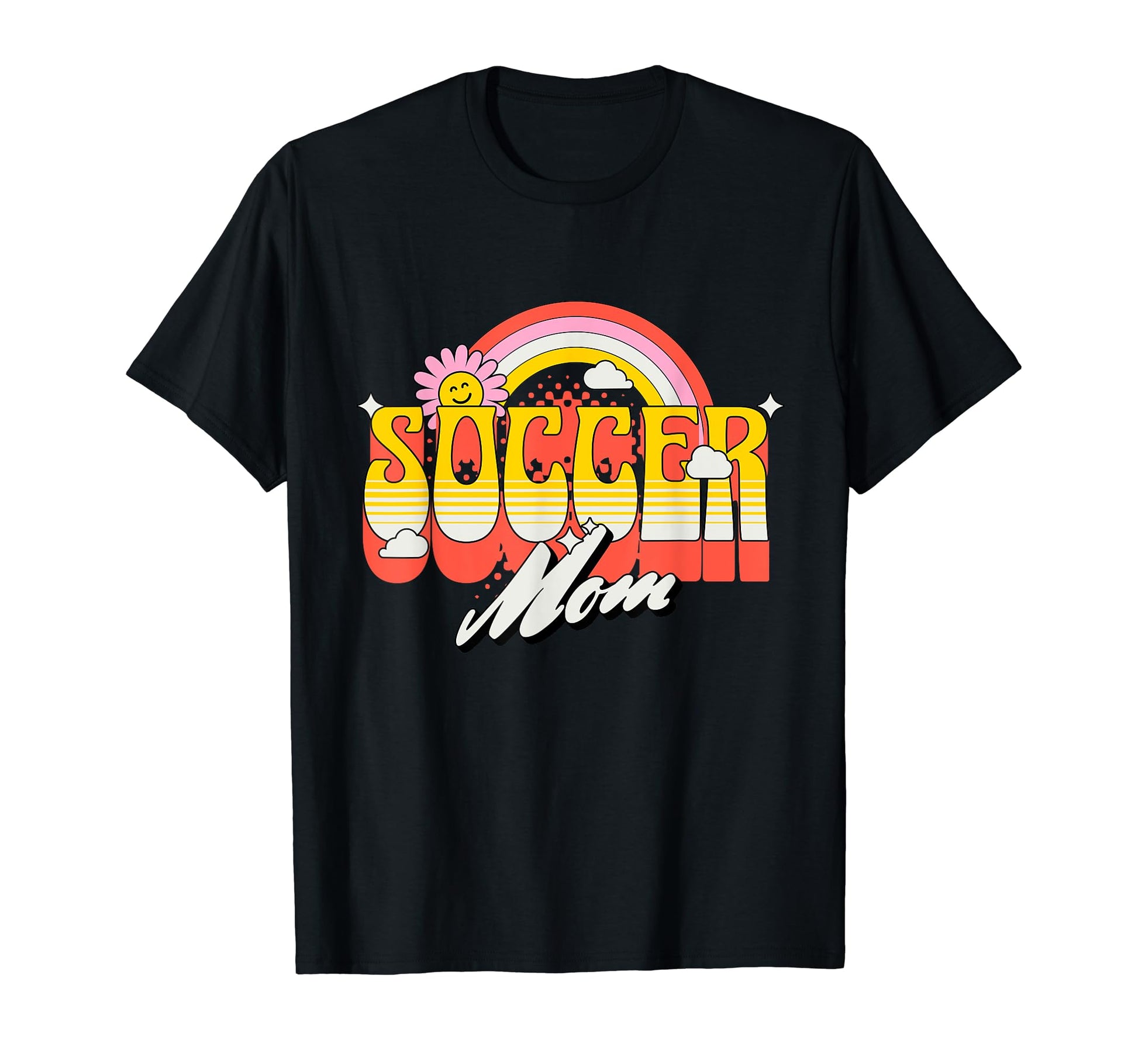 Soccer Mom Groovy Soccer Fan T-Shirt - Aesthetic Graphic Men Women - T-Shirt, Sweatshirt, Hoodie