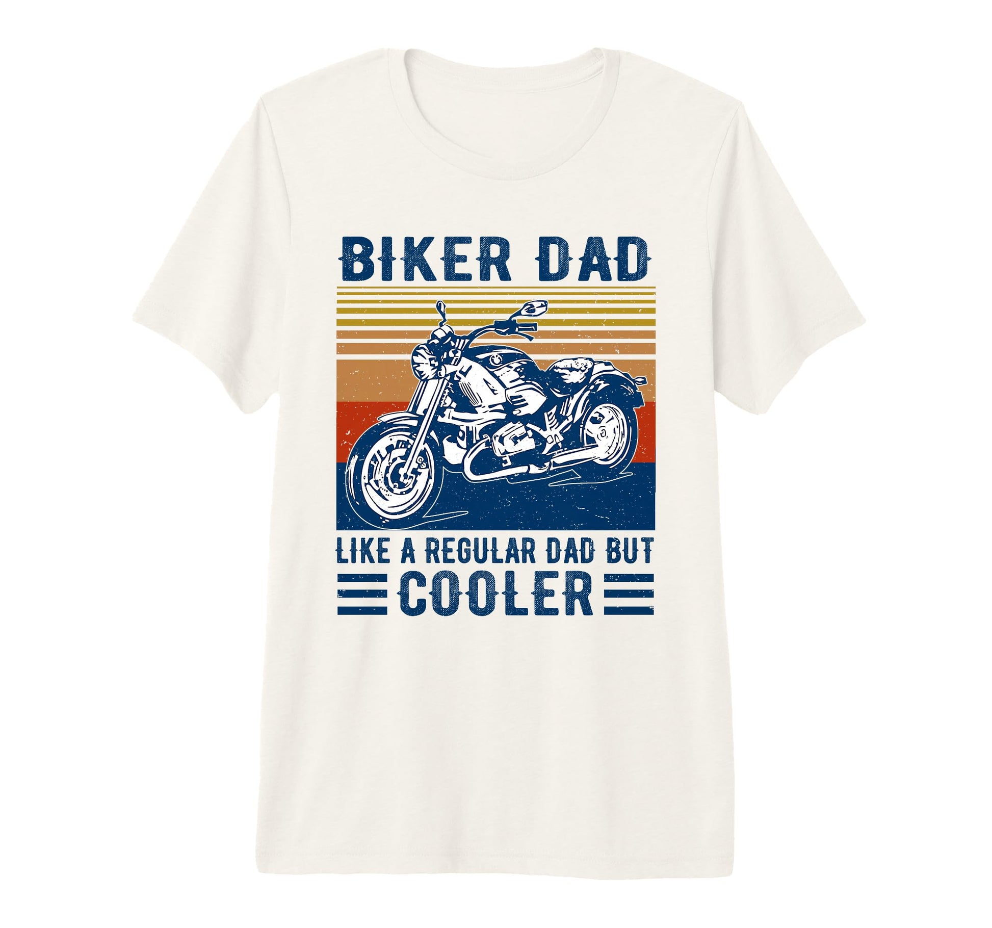 Biker Dad Like Regular Dad But Cooler T-Shirt - Graphic Print for Adults - T-Shirt, Sweatshirt, Hoodie
