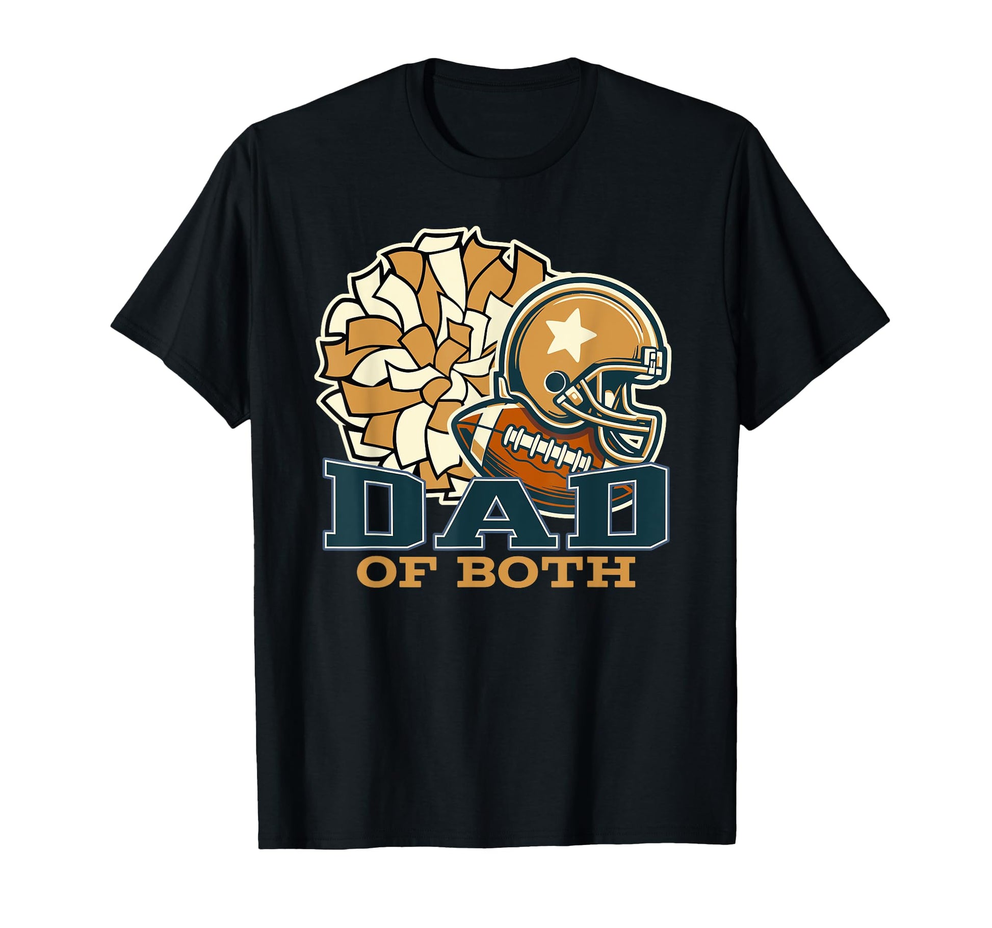 Cheer Football Cheerleading Dad Game T-Shirt - Minimalist Print Men Women - T-Shirt, Sweatshirt, Hoodie
