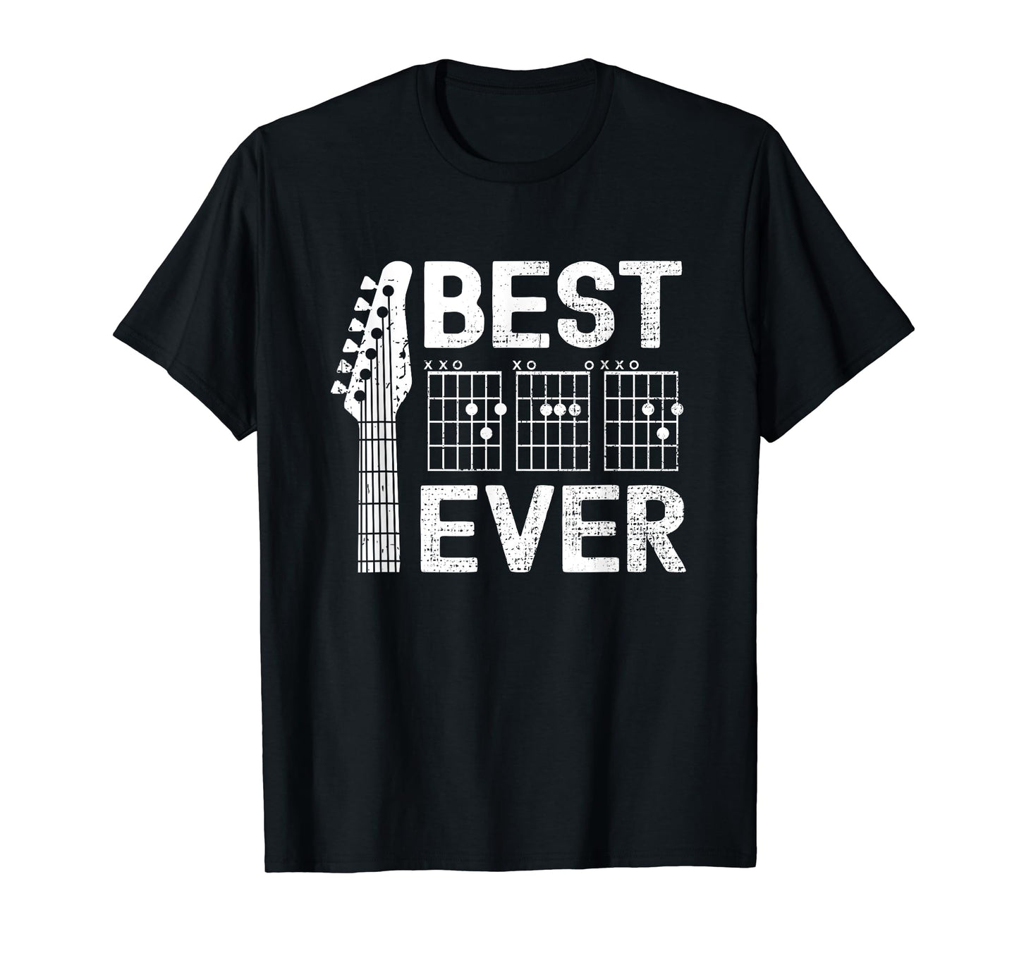 Funny Best Dad Ever Guitar Music T-Shirt - Fun Novelty Design Unisex - T-Shirt, Sweatshirt, Hoodie