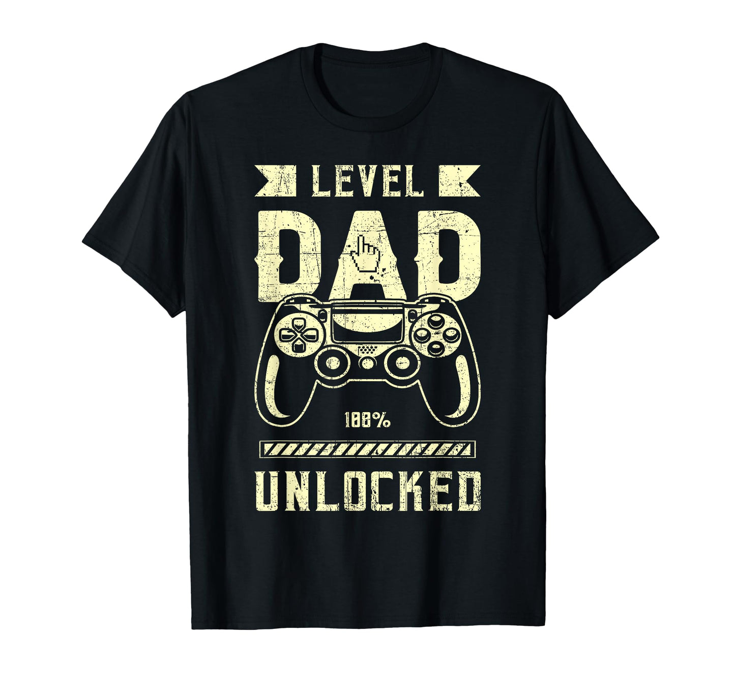 New Dad Gaming Level Dad Unlocked Game T-Shirt - Streetwear Style Unisex - T-Shirt, Sweatshirt, Hoodie