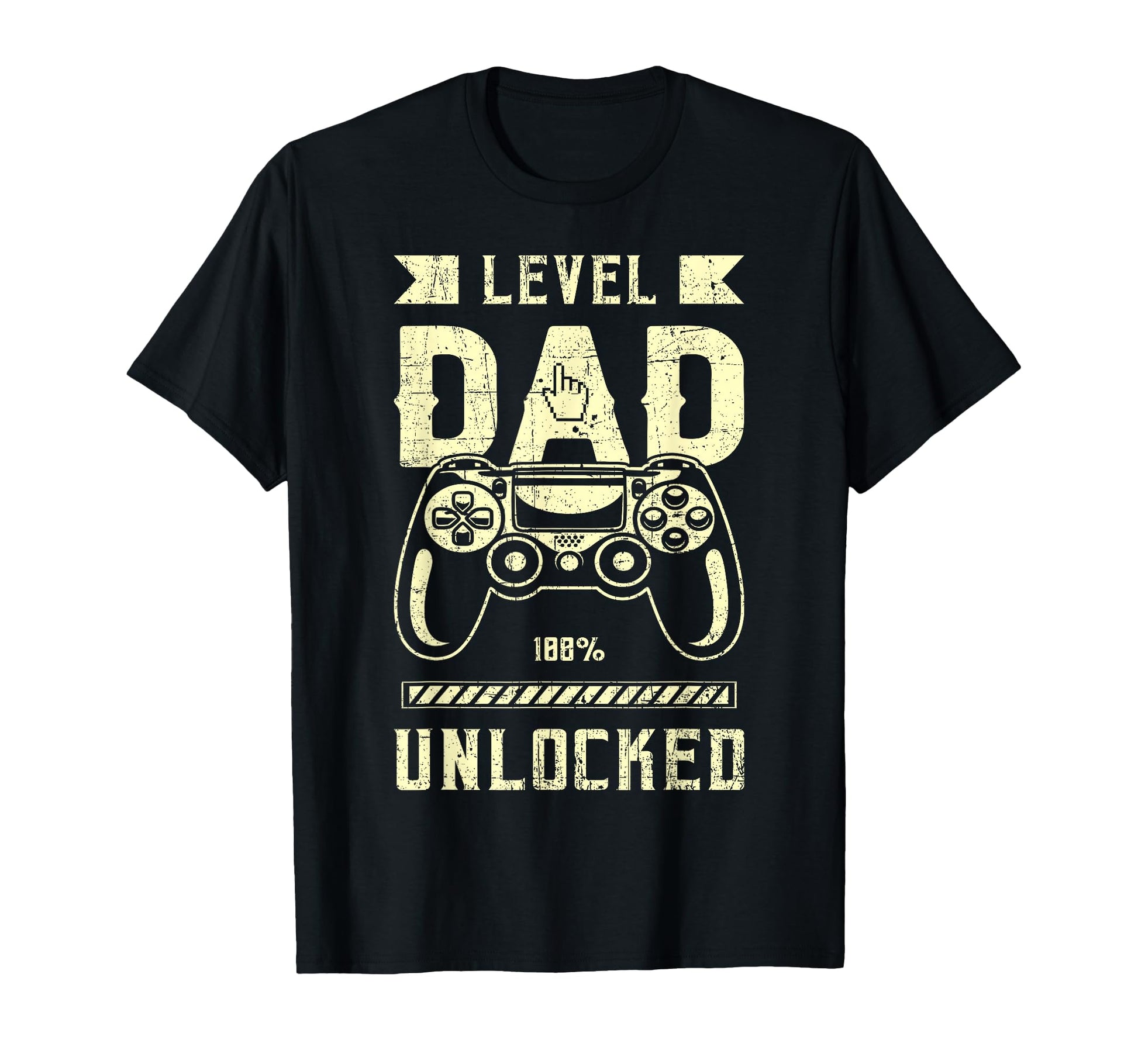 New Dad Gaming Level Dad Unlocked Game T-Shirt - Streetwear Style Unisex - T-Shirt, Sweatshirt, Hoodie
