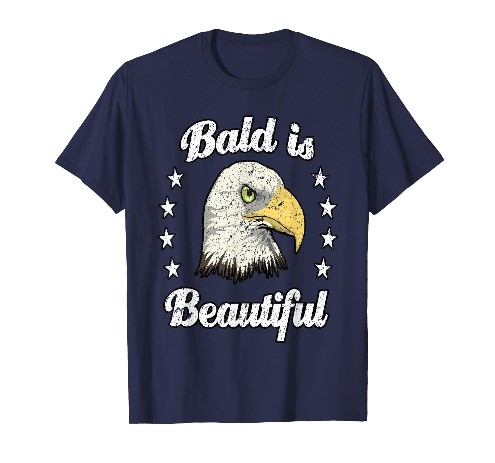 Funny Bald Is Beautiful Dad T-Shirt - Graphic Print for Adults - T-Shirt, Sweatshirt, Hoodie
