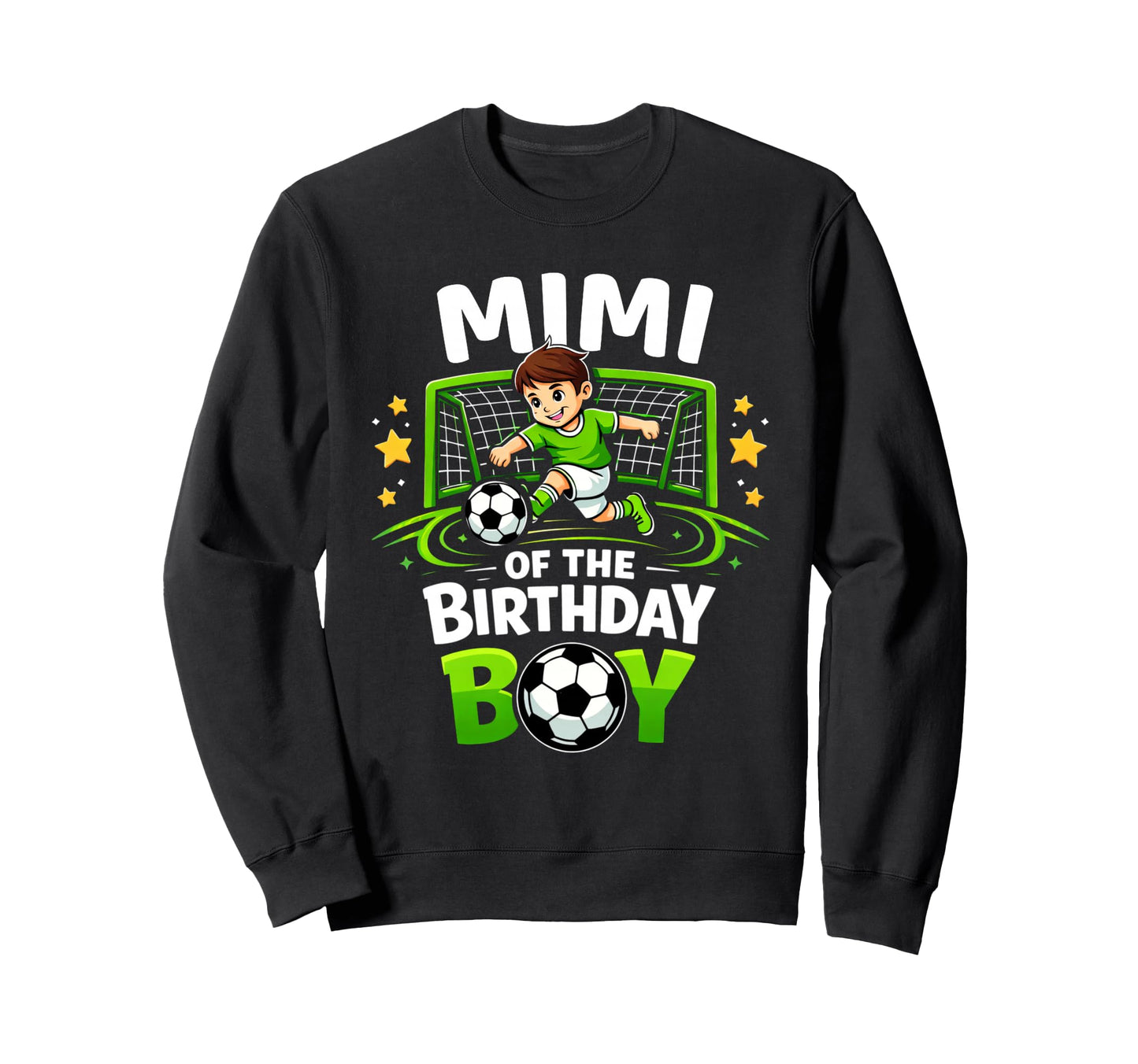 Mimi Birthday Soccer Ball Funny Soccer Sweatshirt - Trendy Graphic Unisex - T-Shirt, Sweatshirt, Hoodie