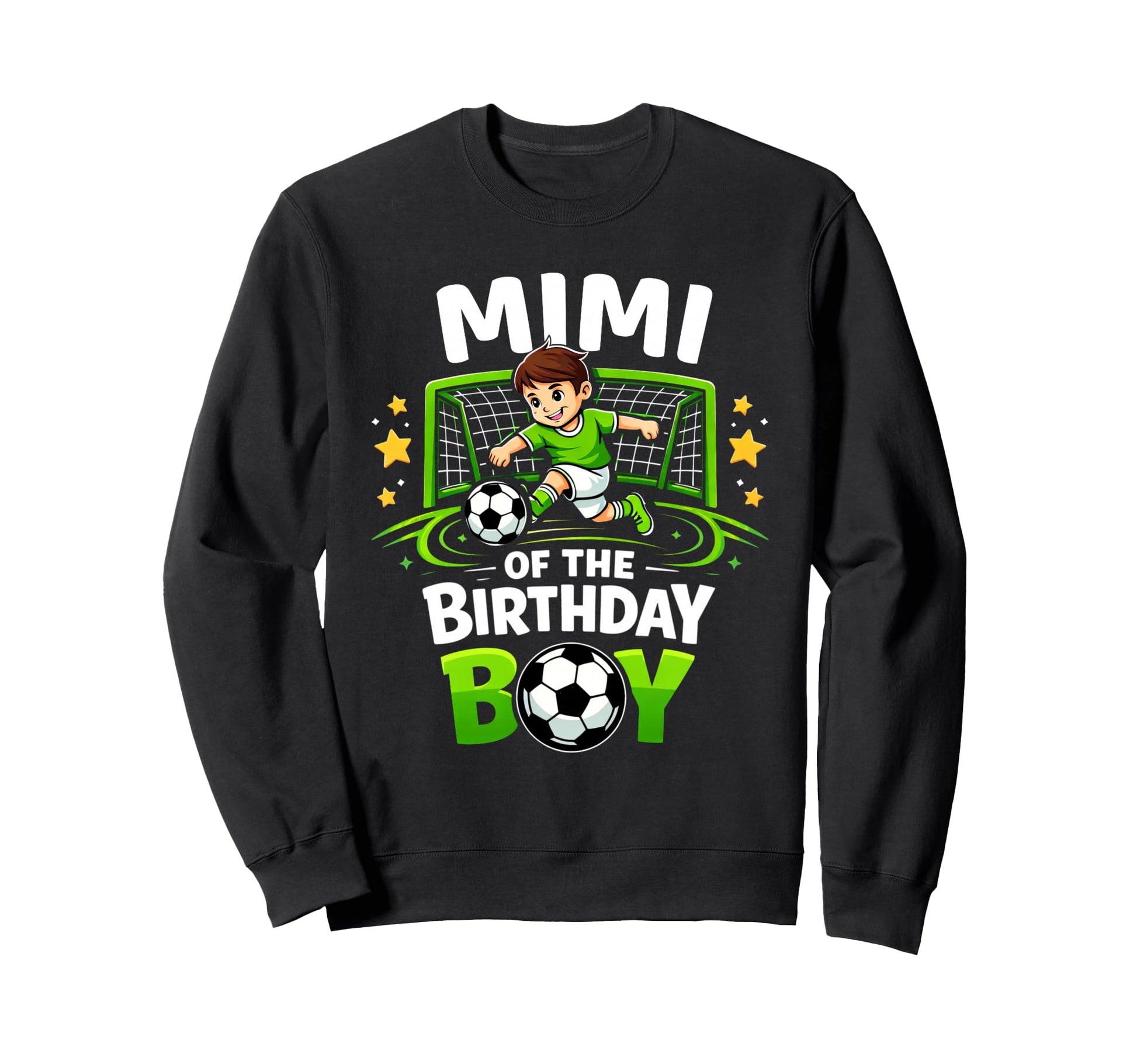 Mimi Birthday Soccer Ball Funny Soccer Sweatshirt - Trendy Graphic Unisex - T-Shirt, Sweatshirt, Hoodie