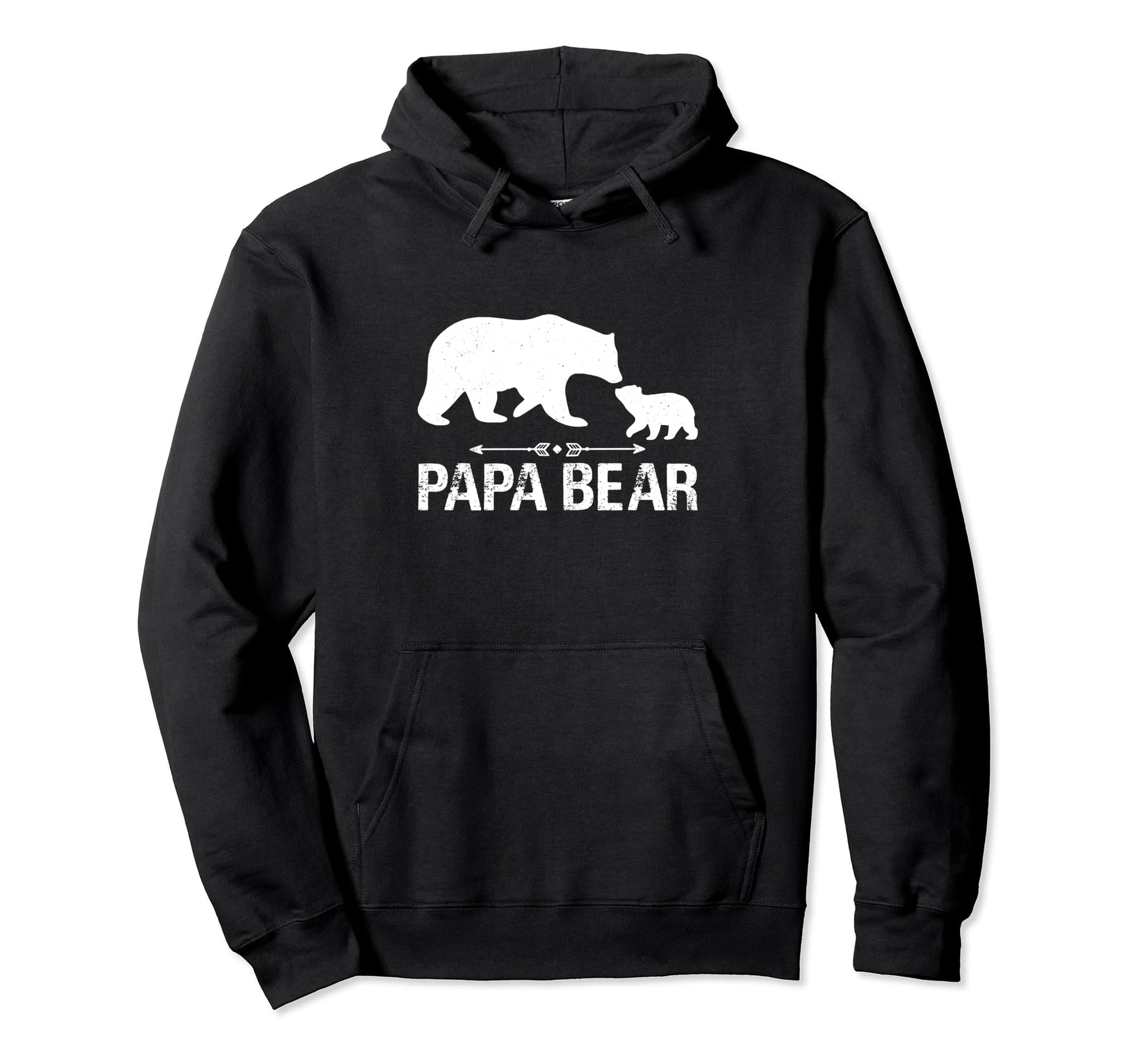 Papa Bear Happy Fathers Day Matching Hoodie - Graphic Print Men Women - T-Shirt, Sweatshirt, Hoodie