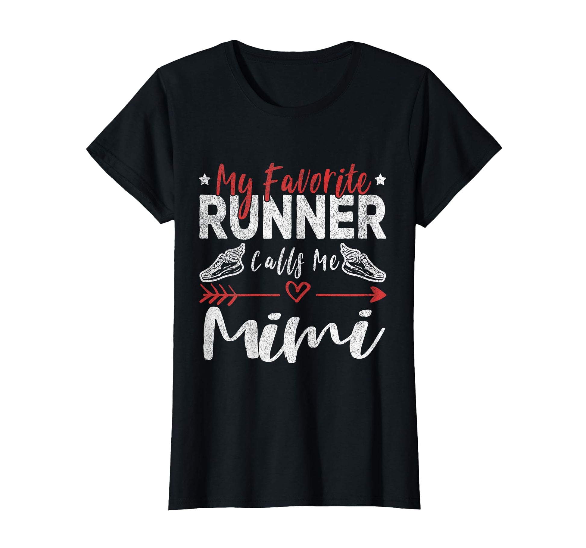 My Favorite Runner Calls Me Mimi Runner T-Shirt - Custom Art Print Unisex - T-Shirt, Sweatshirt, Hoodie