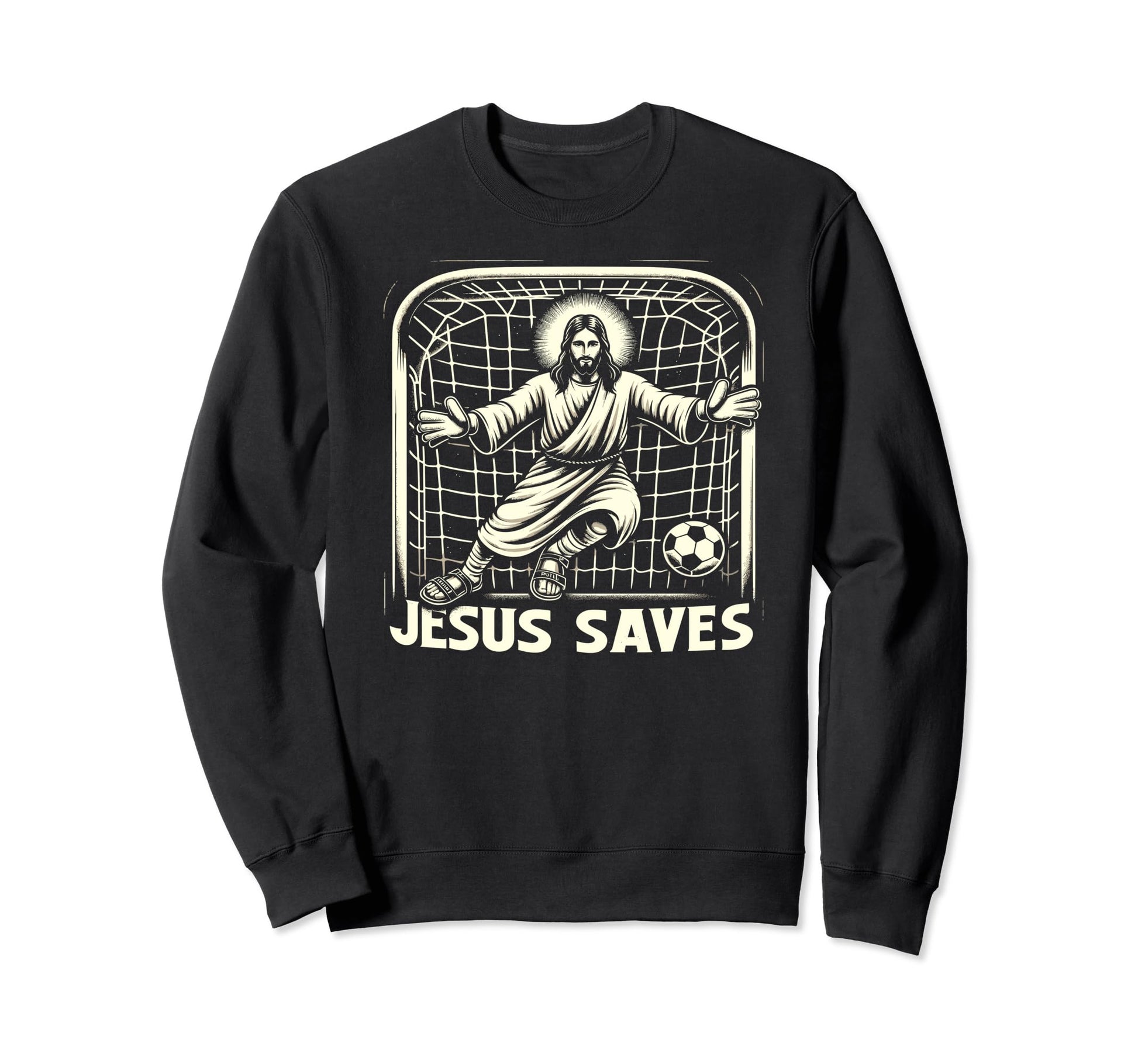 C J S Religious Christian Soccer T-Shirt - Fun Novelty Design Men Women - T-Shirt, Sweatshirt, Hoodie