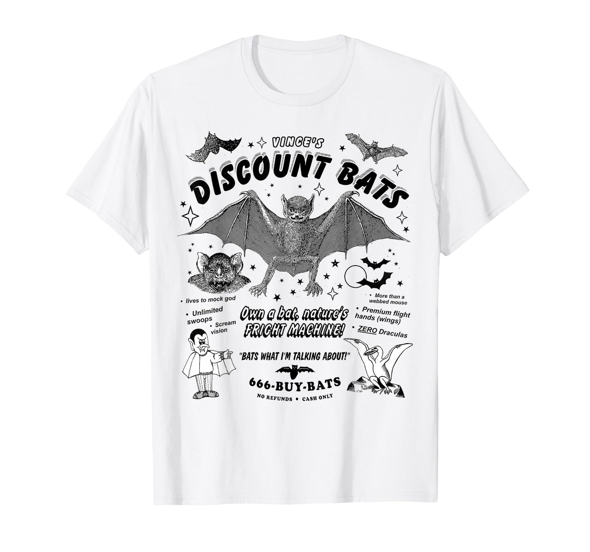 Funny Vinces Discount Bats Arcane Hoodie - Streetwear Style for Adults - T-Shirt, Sweatshirt, Hoodie