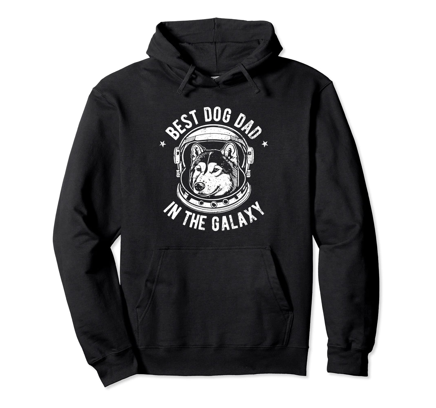 Best Siberian Husky Dog Dad Galaxy Hoodie - Unique Graphic Unisex - T-Shirt, Sweatshirt, Hoodie