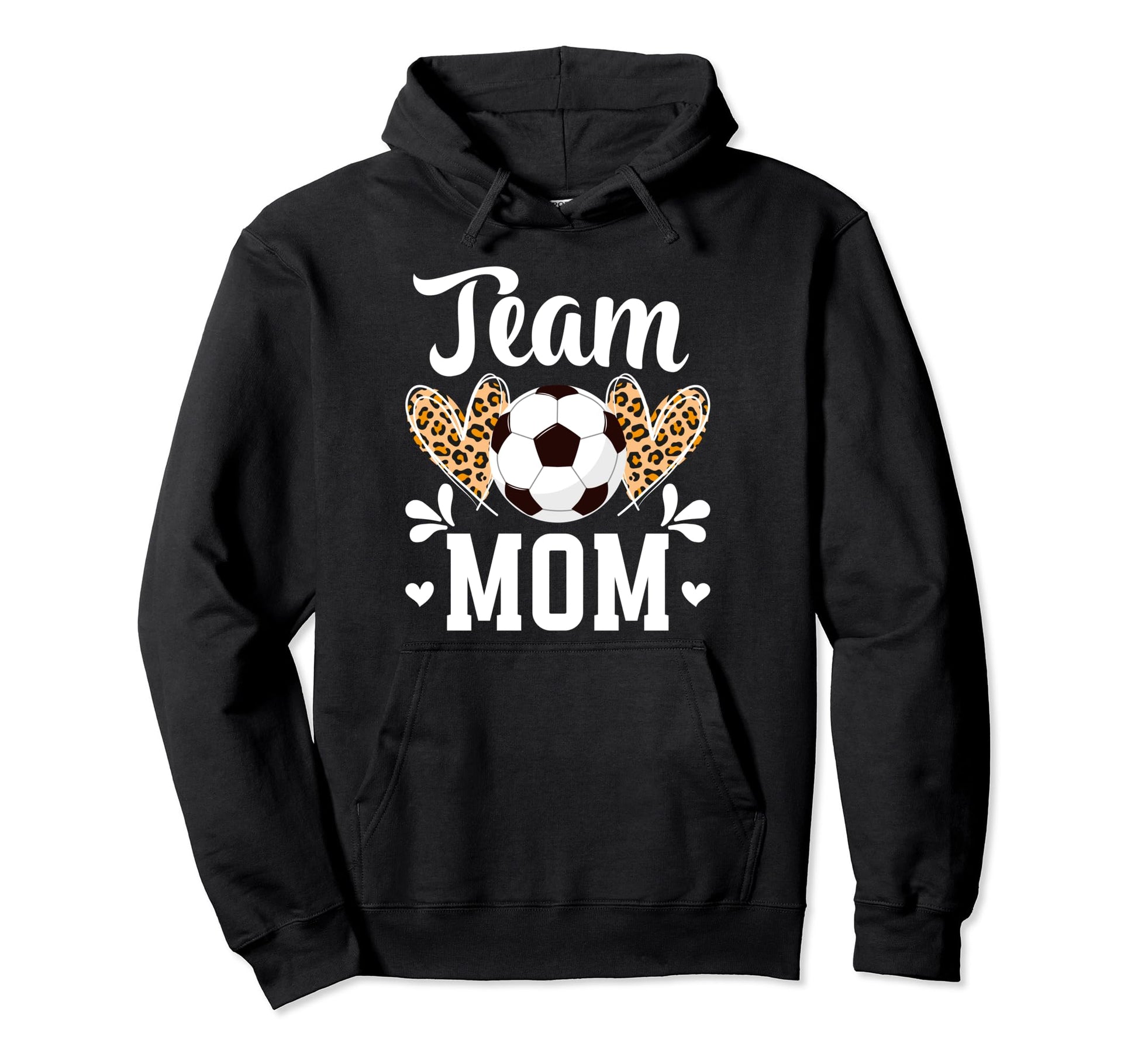 Team Mom Heart Soccer Team Mom Soccer Hoodie - Casual Everyday Wear Unisex - T-Shirt, Sweatshirt, Hoodie