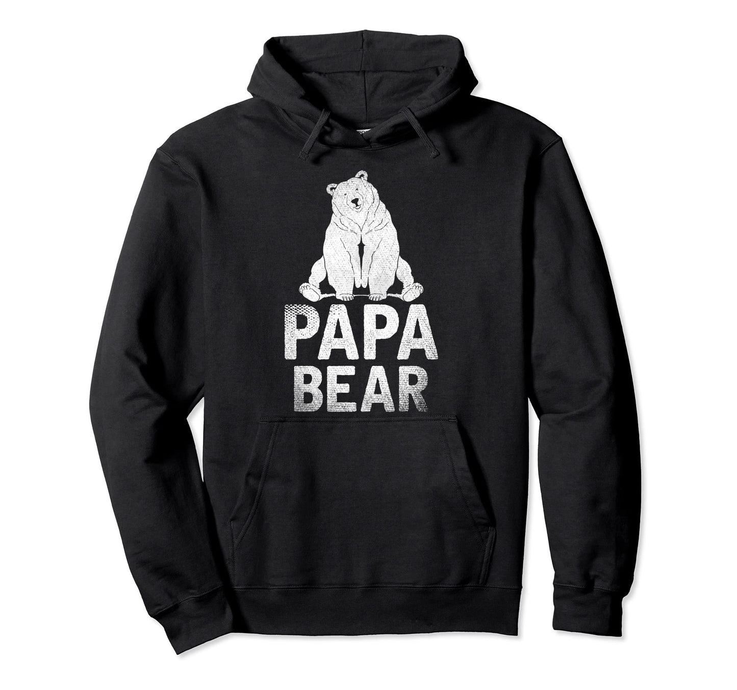 Bear Family Dad Animal Daddy Fathers Day Hoodie - Graphic Print Unisex - T-Shirt, Sweatshirt, Hoodie