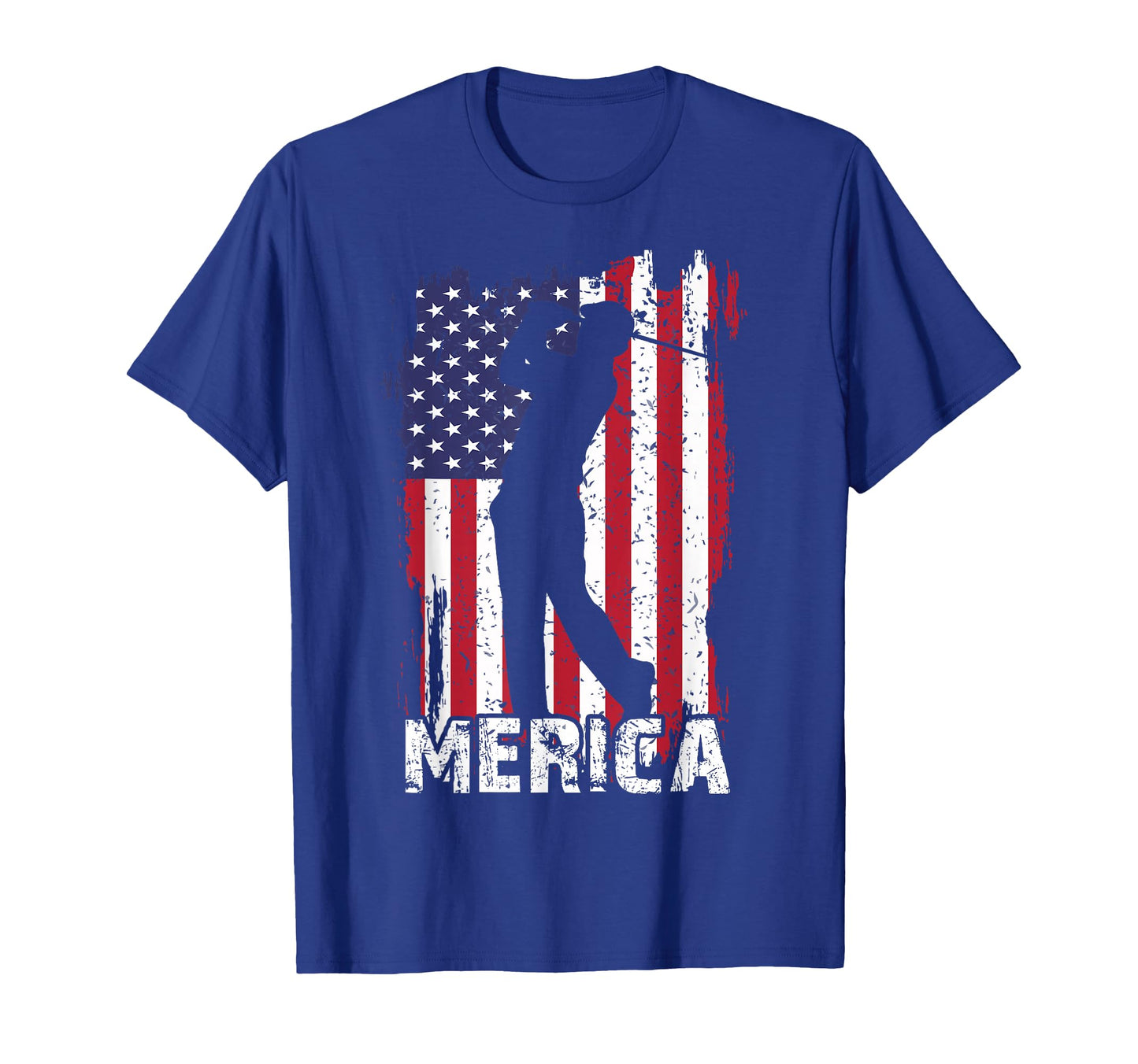 Merica Golf 4Th July American Flag T-Shirt - Trendy Graphic for Adults - T-Shirt, Sweatshirt, Hoodie