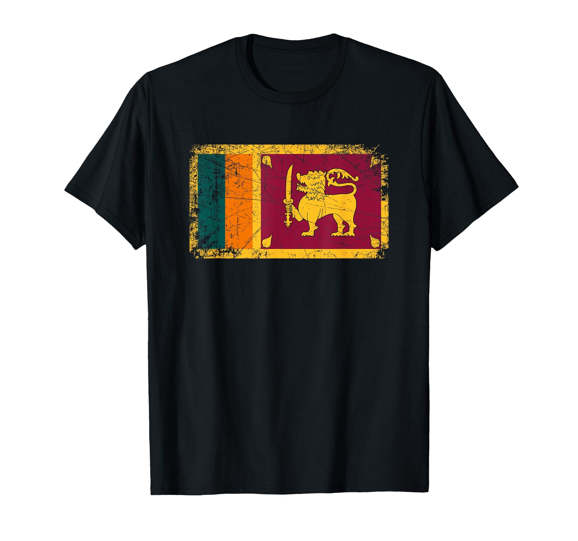 Made Sri Lanka Sri Lankan Flag Gift T-Shirt - Trendy Graphic Unisex - T-Shirt, Sweatshirt, Hoodie
