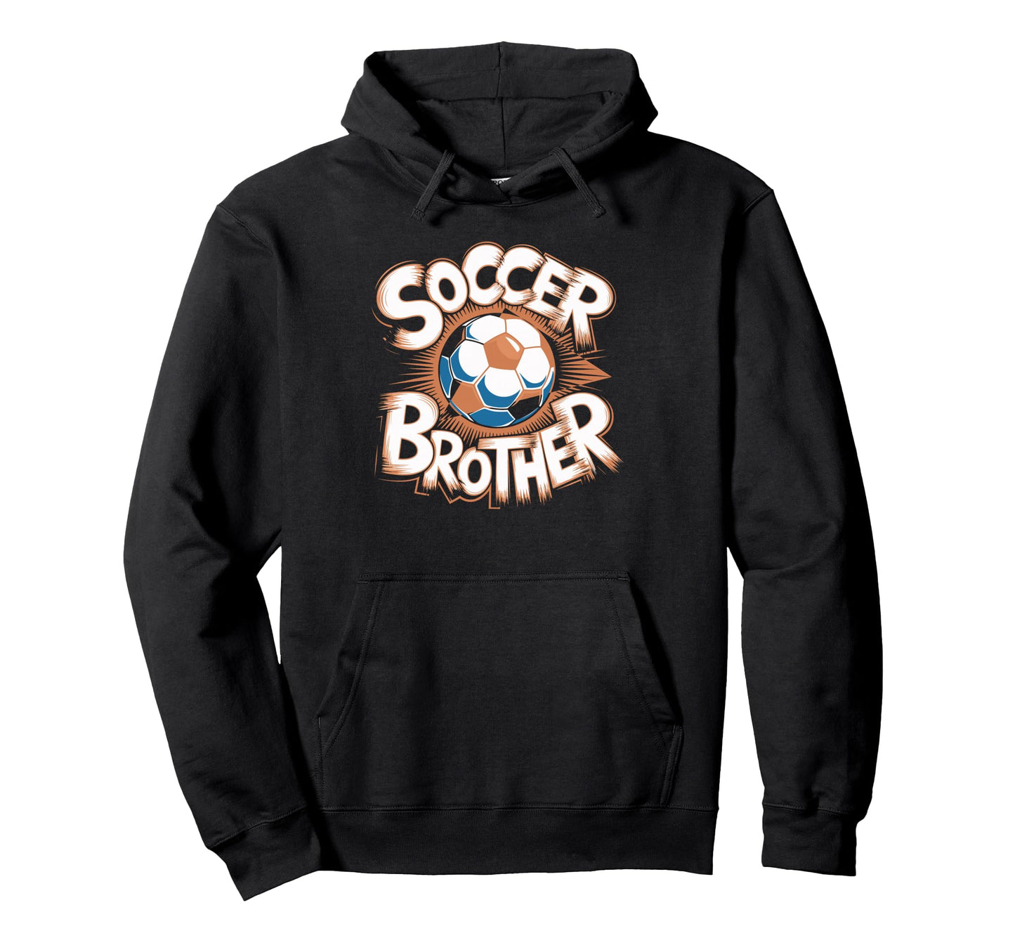 Soccer Brother Sketch Ball Hoodie - Graphic Print for Adults - T-Shirt, Sweatshirt, Hoodie