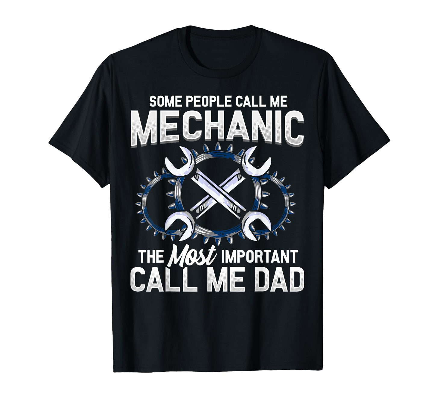 Styley Mens Mechanic Dad Novelty T-Shirt - Aesthetic Graphic for Adults - T-Shirt, Sweatshirt, Hoodie