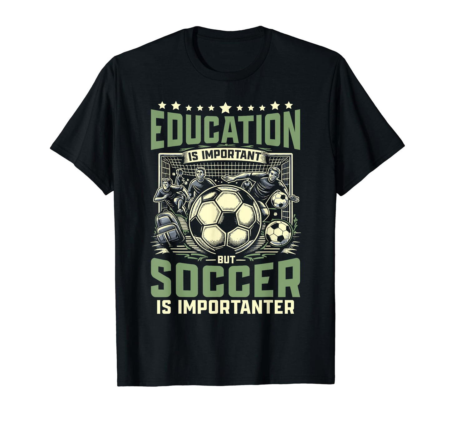 Sport Soccer Soccer Player Soccer T-Shirt - Fun Novelty Design for Adults - T-Shirt, Sweatshirt, Hoodie