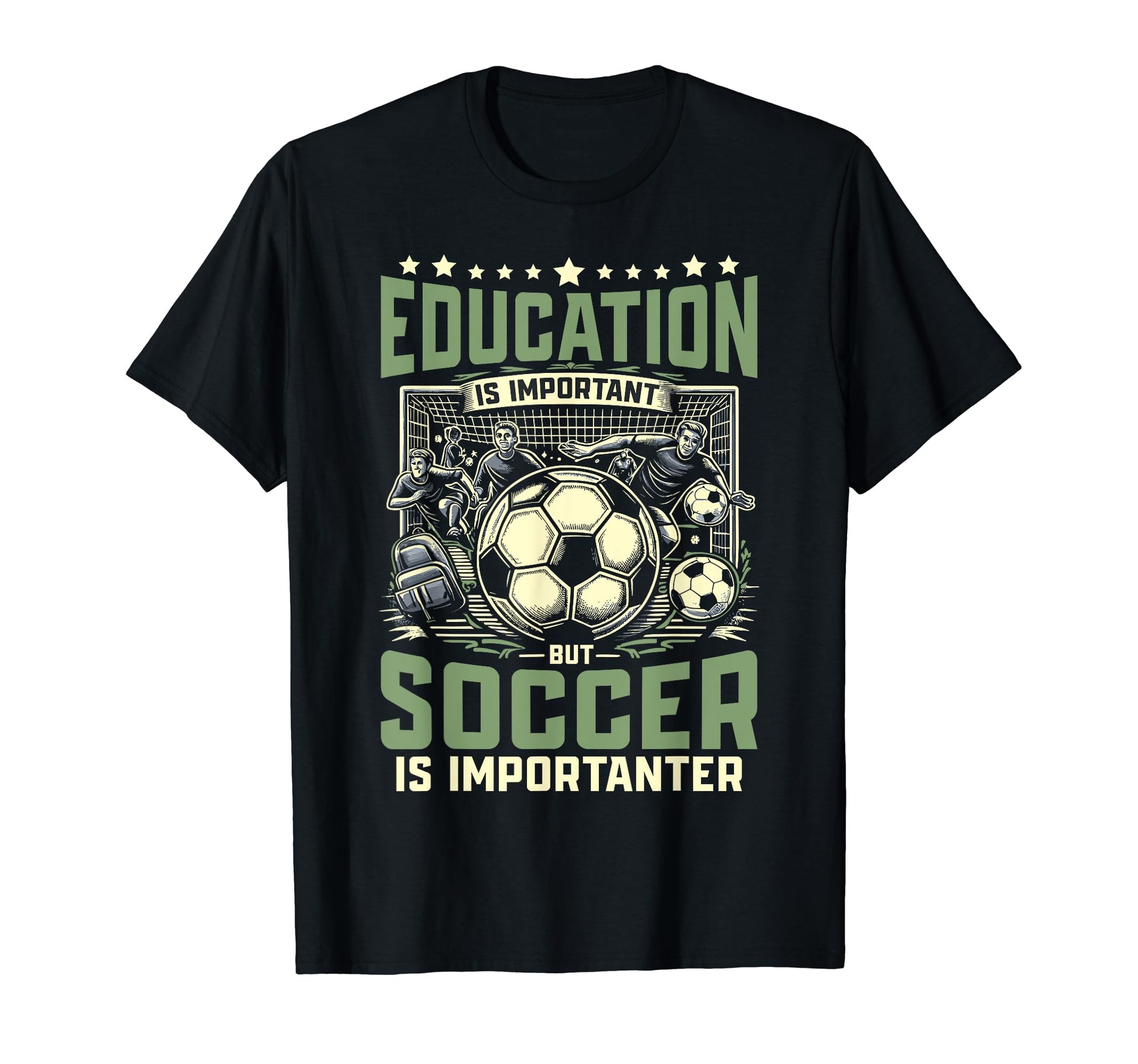 Sport Soccer Soccer Player Soccer T-Shirt - Fun Novelty Design for Adults - T-Shirt, Sweatshirt, Hoodie