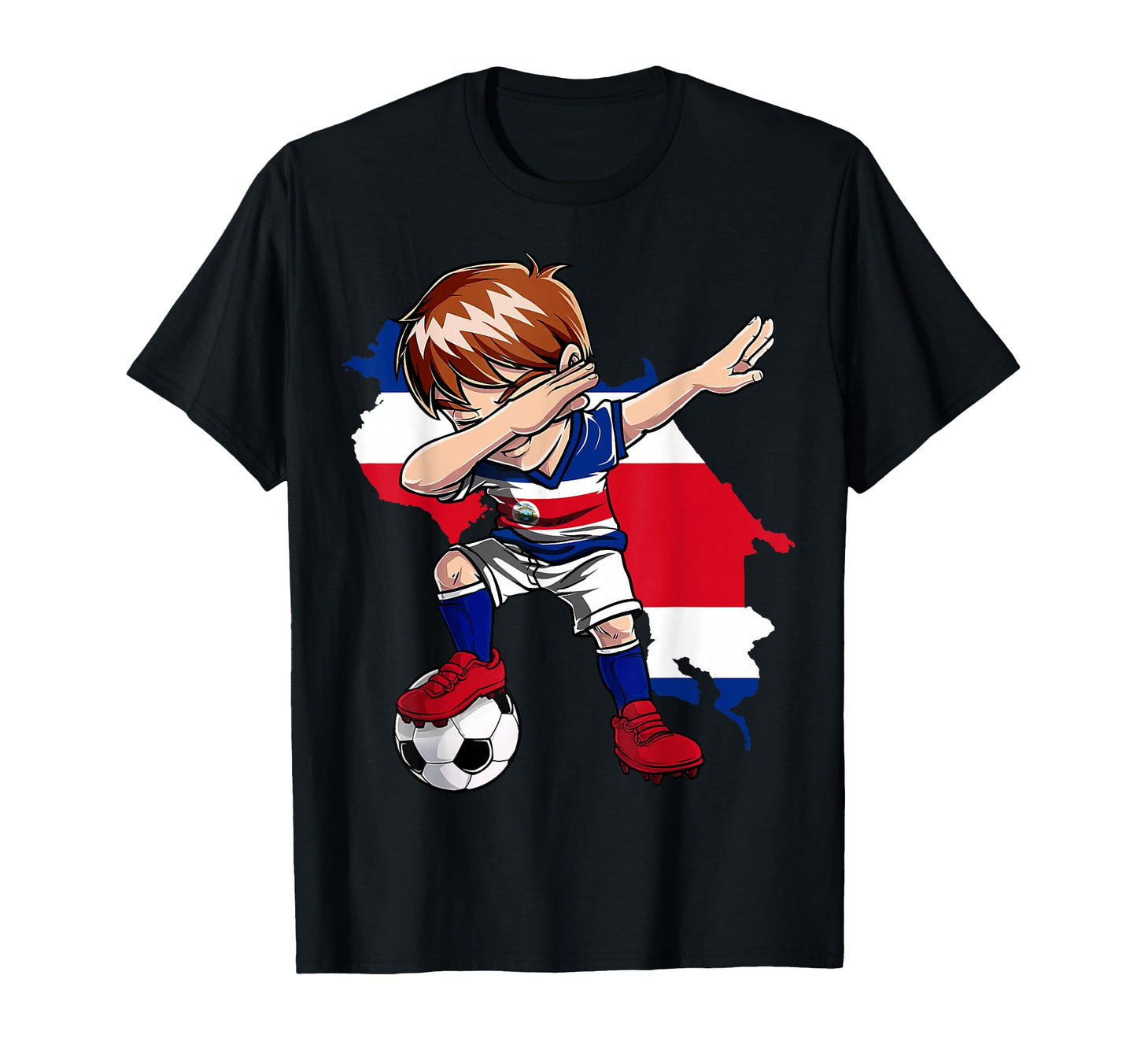 Dabbing Soccer Costa Rican Jersey Costa T-Shirt - Streetwear Style Unisex - T-Shirt, Sweatshirt, Hoodie