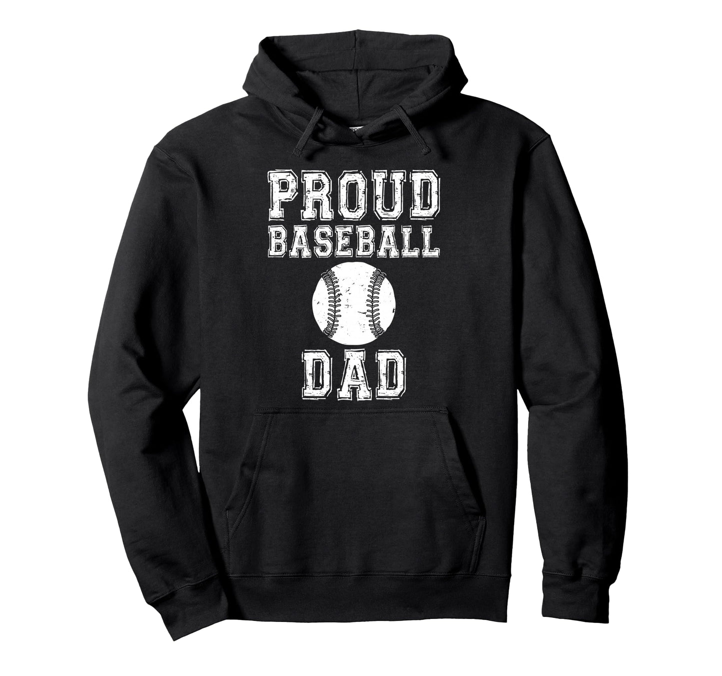 Proud Baseball Dad Game Day Sports Hoodie - Unique Graphic for Adults - T-Shirt, Sweatshirt, Hoodie