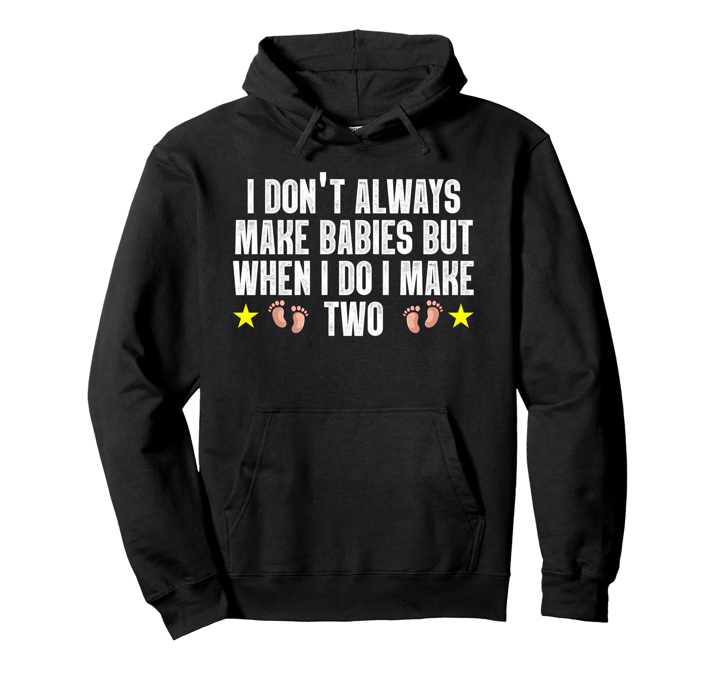 Father Twins Dad Fathers Day Funny Hoodie - Graphic Print Men Women - T-Shirt, Sweatshirt, Hoodie