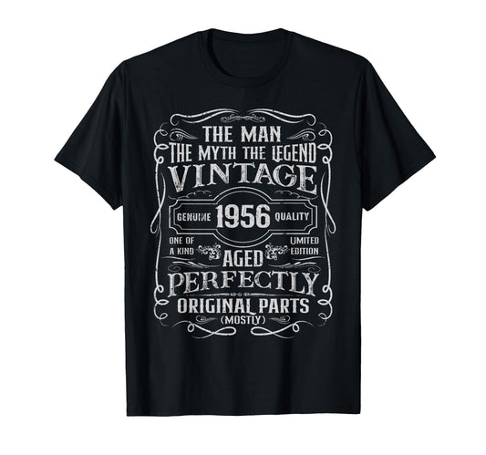 70 Year Old Gifts 1956 Myth Legend T-Shirt - Unique Graphic for Adults - T-Shirt, Sweatshirt, Hoodie