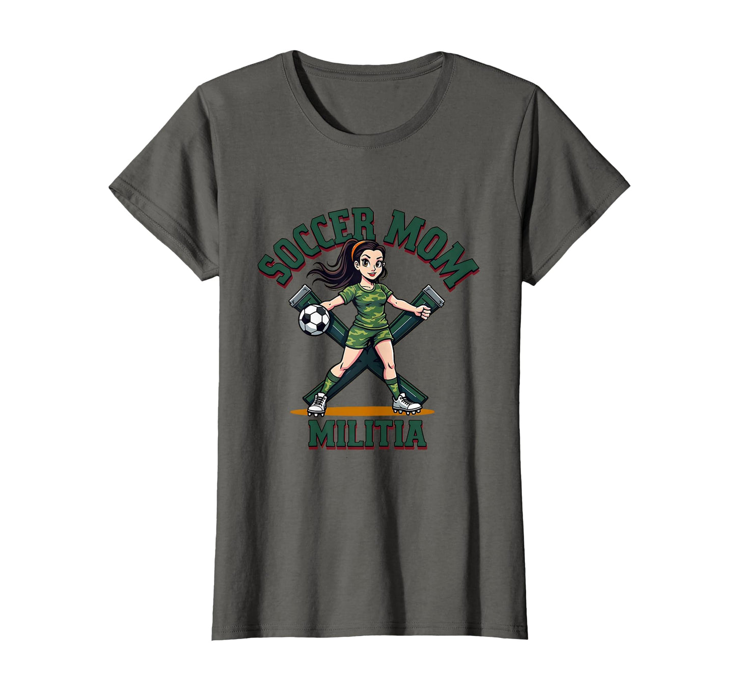 Soccer Mom Militia Funny Sports Mom T-Shirt - Unique Graphic Unisex - T-Shirt, Sweatshirt, Hoodie