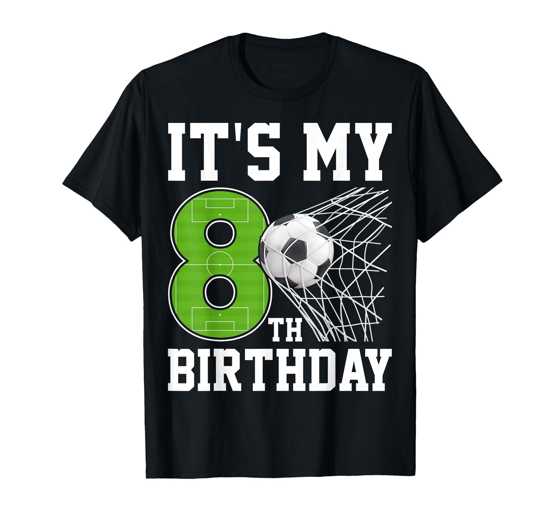Its My 8Th Birthday Soccer Player 8 T-Shirt - Trendy Graphic Men Women - T-Shirt, Sweatshirt, Hoodie
