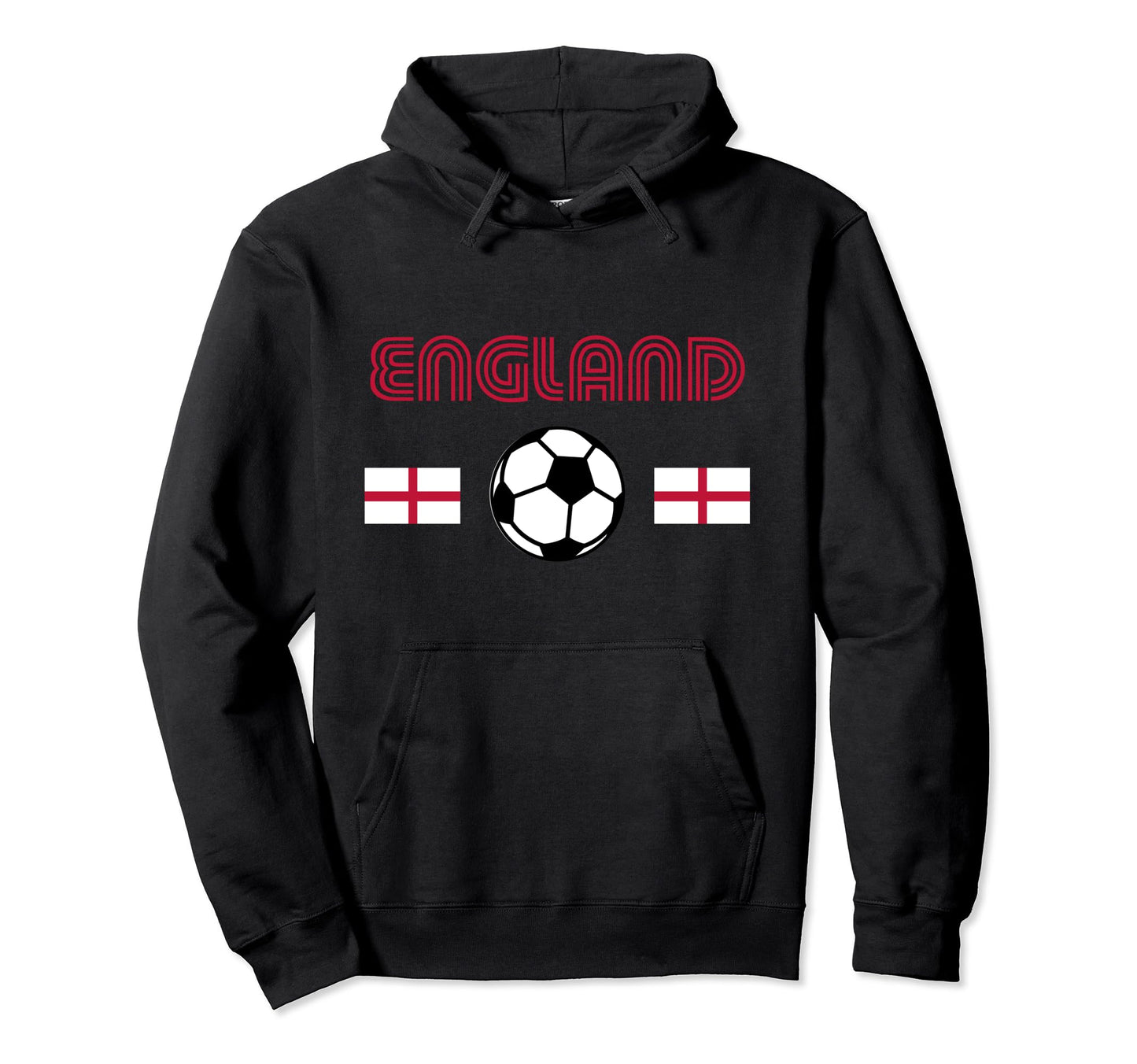 England Soccer Fans Related Products Hoodie - Novelty Apparel Unisex - T-Shirt, Sweatshirt, Hoodie