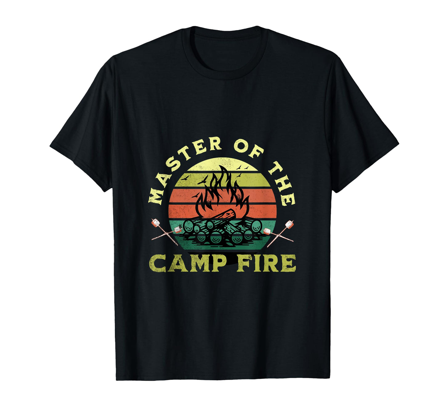 Master Campfire Funny Camping Dad T-Shirt - Graphic Print Men Women - T-Shirt, Sweatshirt, Hoodie