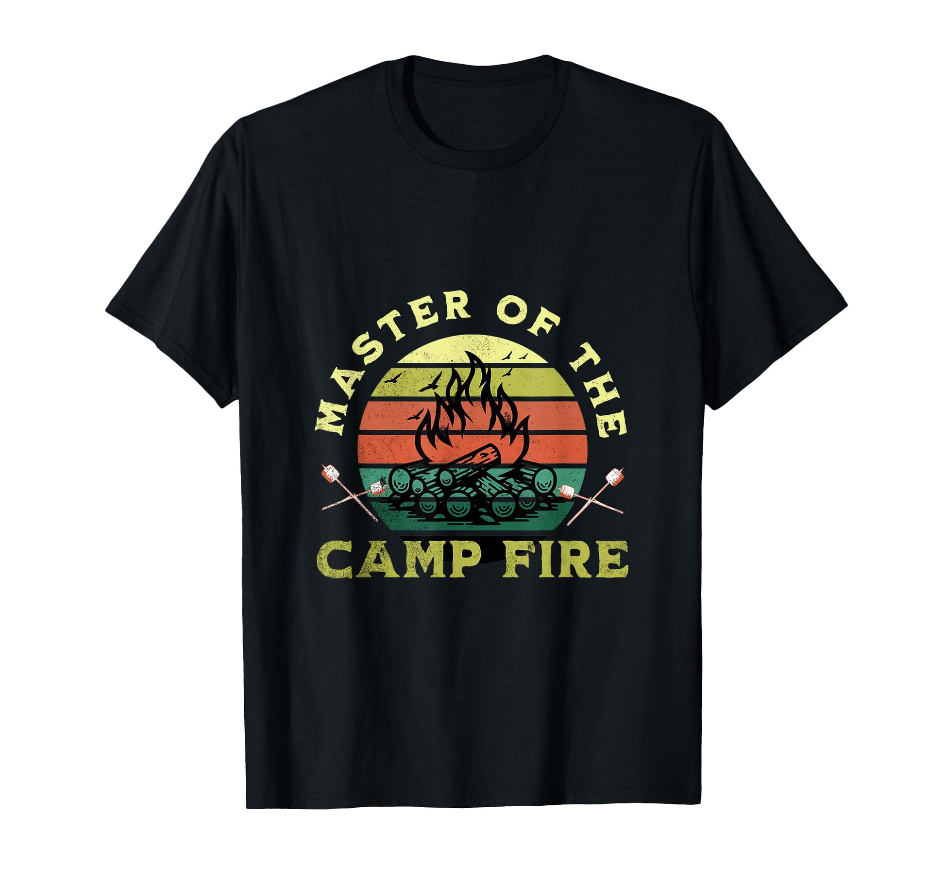 Master Campfire Funny Camping Dad T-Shirt - Graphic Print Men Women - T-Shirt, Sweatshirt, Hoodie
