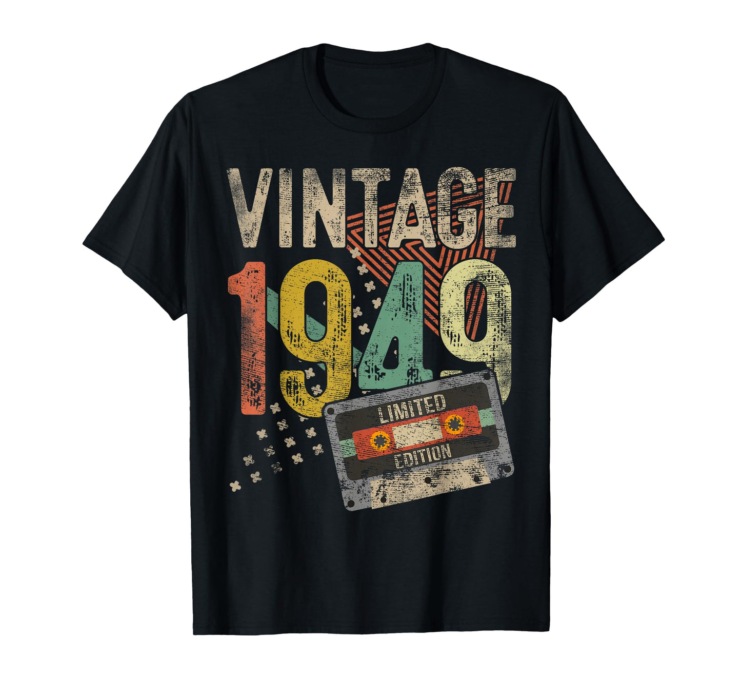 1949 Tape 77Th Birthday Gift 77 Year T-Shirt - Custom Art Print Men Women - T-Shirt, Sweatshirt, Hoodie