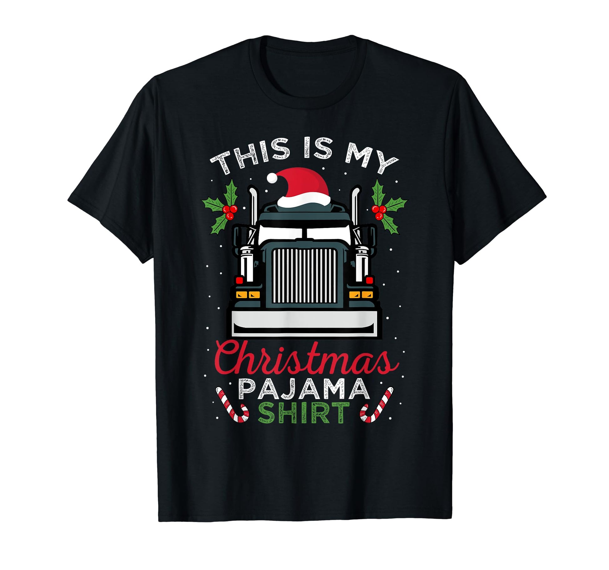 This Is My Truck Driver Dad Pajamas T-Shirt - Custom Art Print Unisex - T-Shirt, Sweatshirt, Hoodie