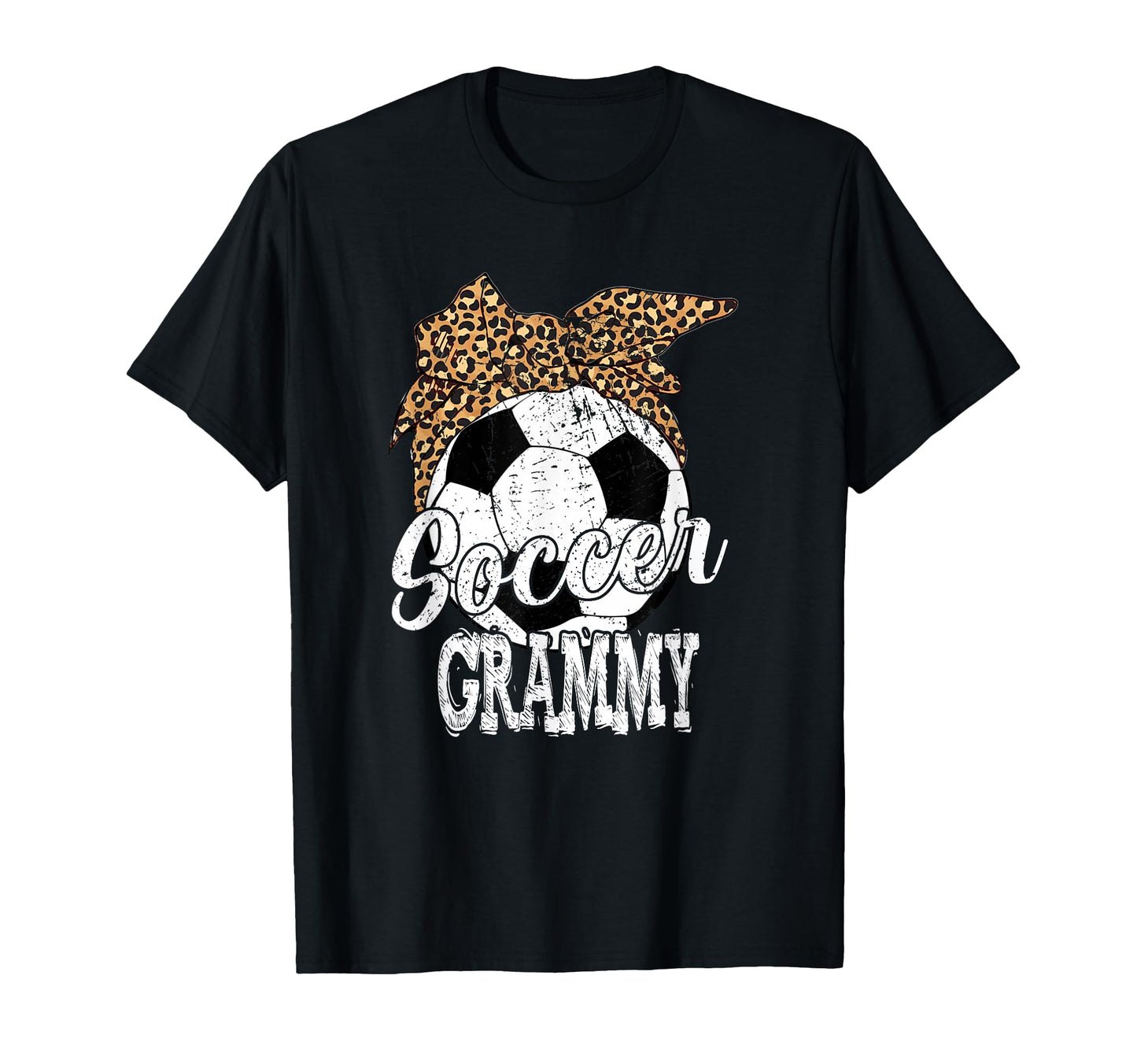Soccer Grammy Leopard Funny Mothers T-Shirt - Custom Art Print Men Women - T-Shirt, Sweatshirt, Hoodie