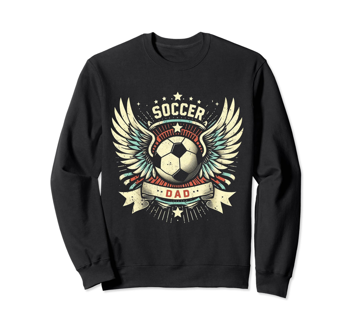 Soccer Dad Family Matching Dad Sweatshirt - Graphic Print for Adults - T-Shirt, Sweatshirt, Hoodie