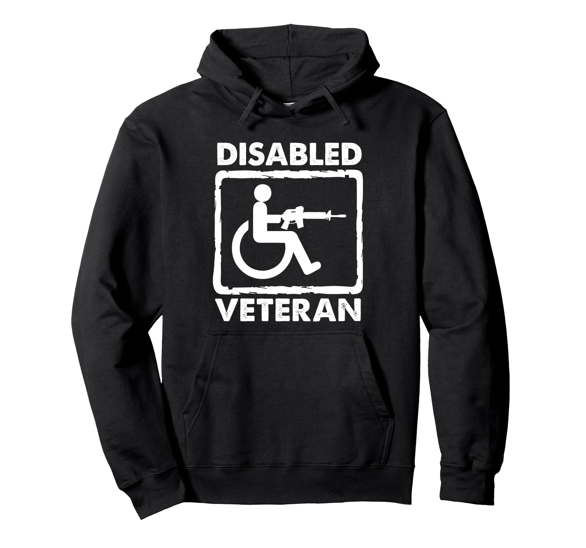 Disabled Veteran Dad Grandpa Usa Hoodie - Fun Novelty Design Unisex - T-Shirt, Sweatshirt, Hoodie