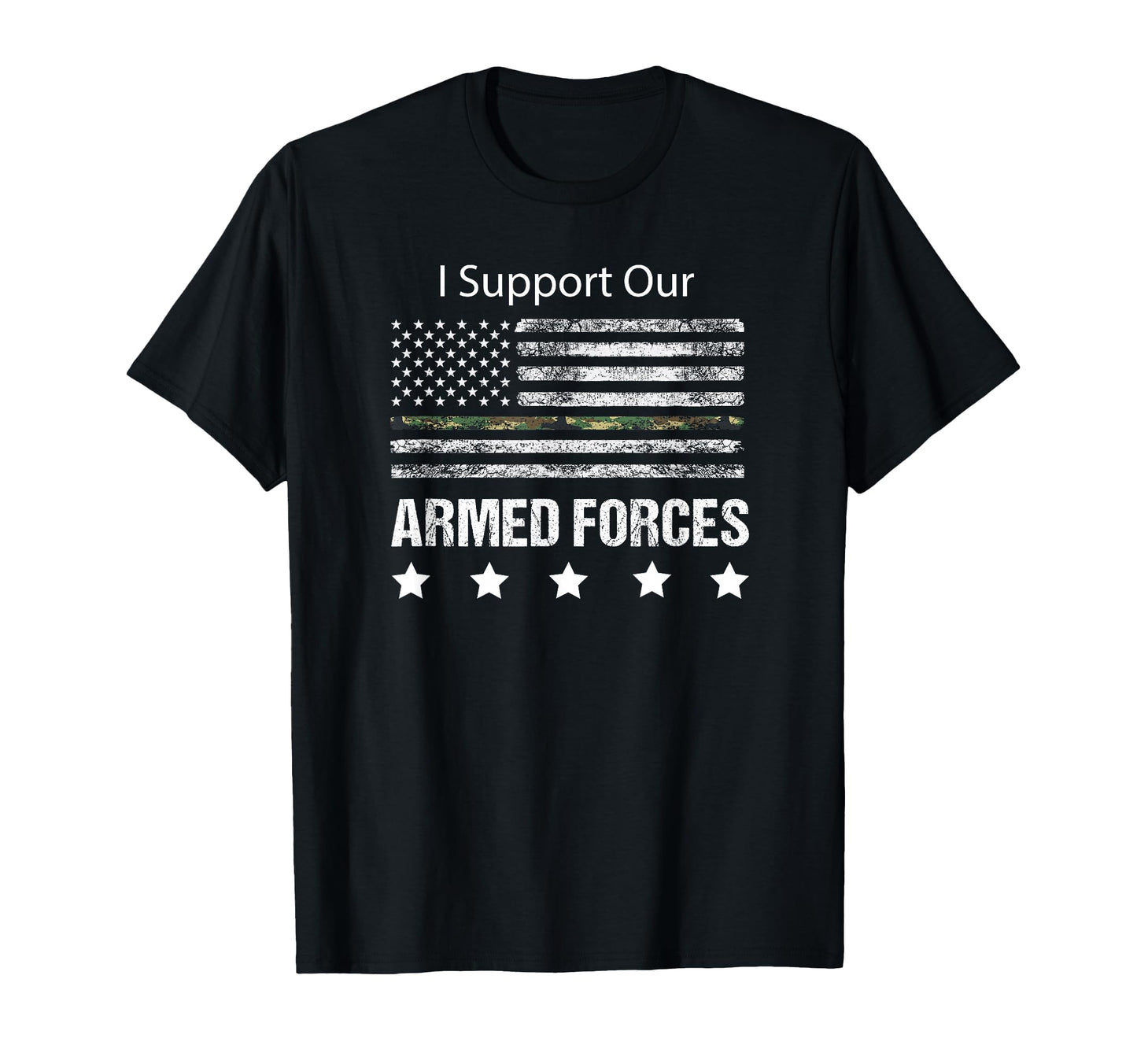 Military Appreciation Support Armed T-Shirt - Unique Graphic for Adults - T-Shirt, Sweatshirt, Hoodie