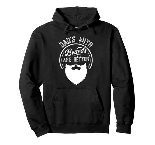 Bearded Dad Hoodie - Aesthetic Graphic Men Women - T-Shirt, Sweatshirt, Hoodie