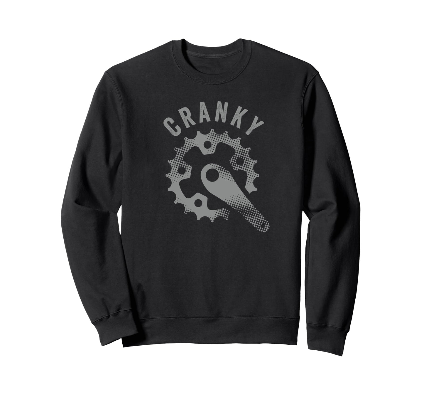 Cranky Bike Dad Cycling Spoke And Sweatshirt - Unique Graphic for Adults - T-Shirt, Sweatshirt, Hoodie