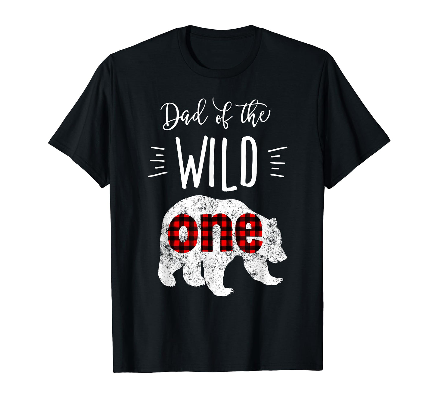 Dad Wild One Bear Lumberjack 1St T-Shirt - Custom Art Print for Adults - T-Shirt, Sweatshirt, Hoodie