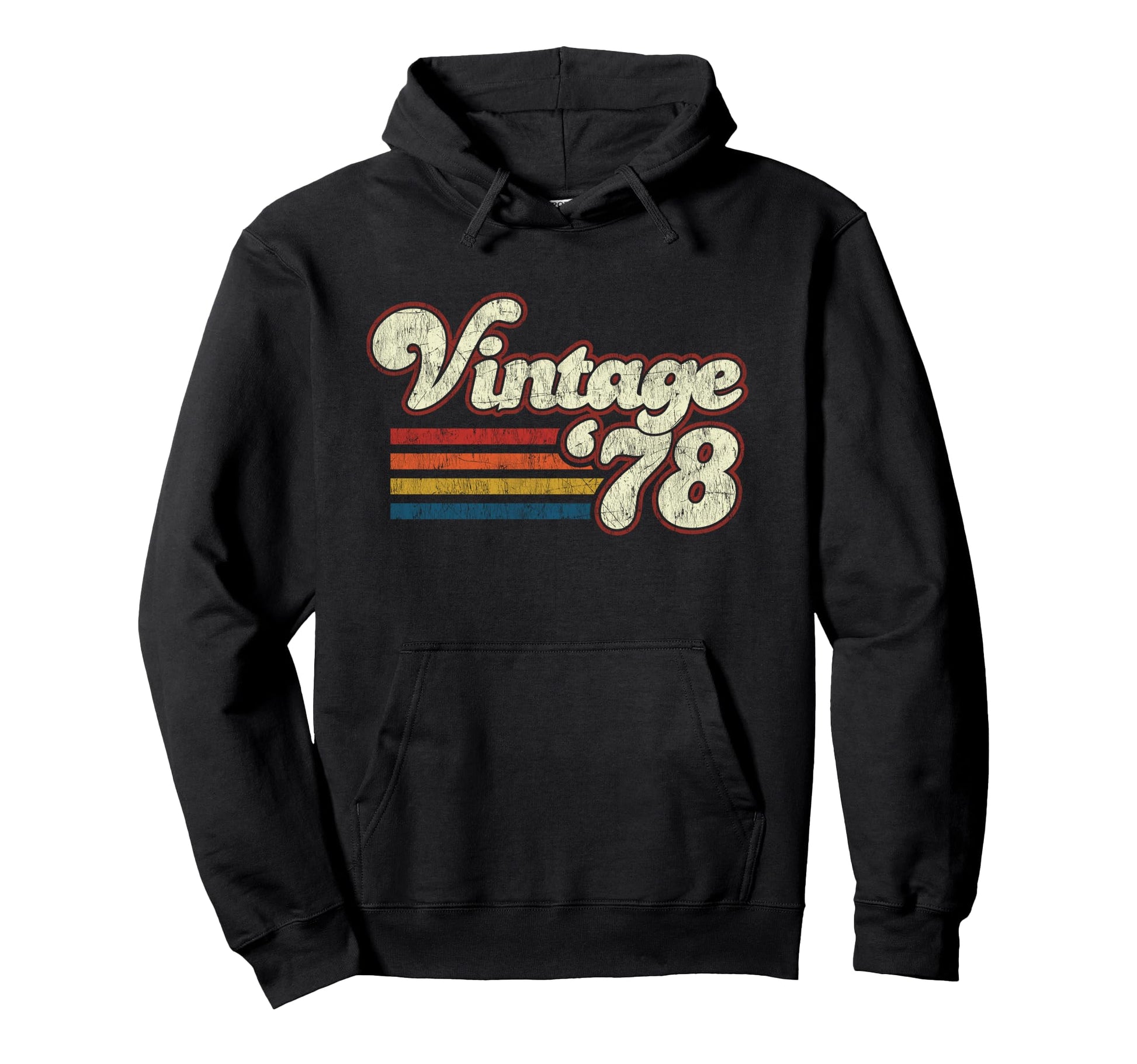 1978 44 Birthday Hoodie - Unique Graphic for Adults - T-Shirt, Sweatshirt, Hoodie