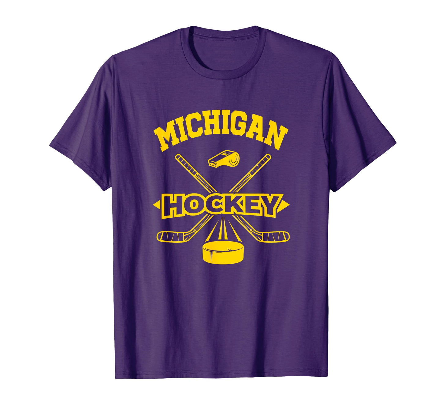 Michigan Hockey T-Shirt - Graphic Print Men Women - T-Shirt, Sweatshirt, Hoodie
