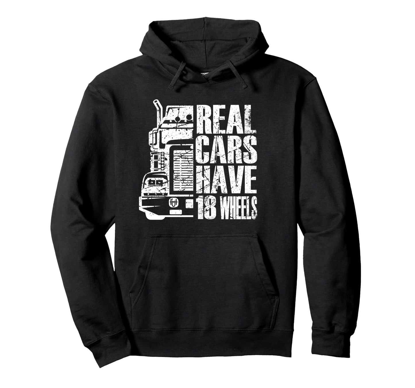 Funny Trucks Trucker Semi Truck Hoodie - Casual Everyday Wear Unisex - T-Shirt, Sweatshirt, Hoodie
