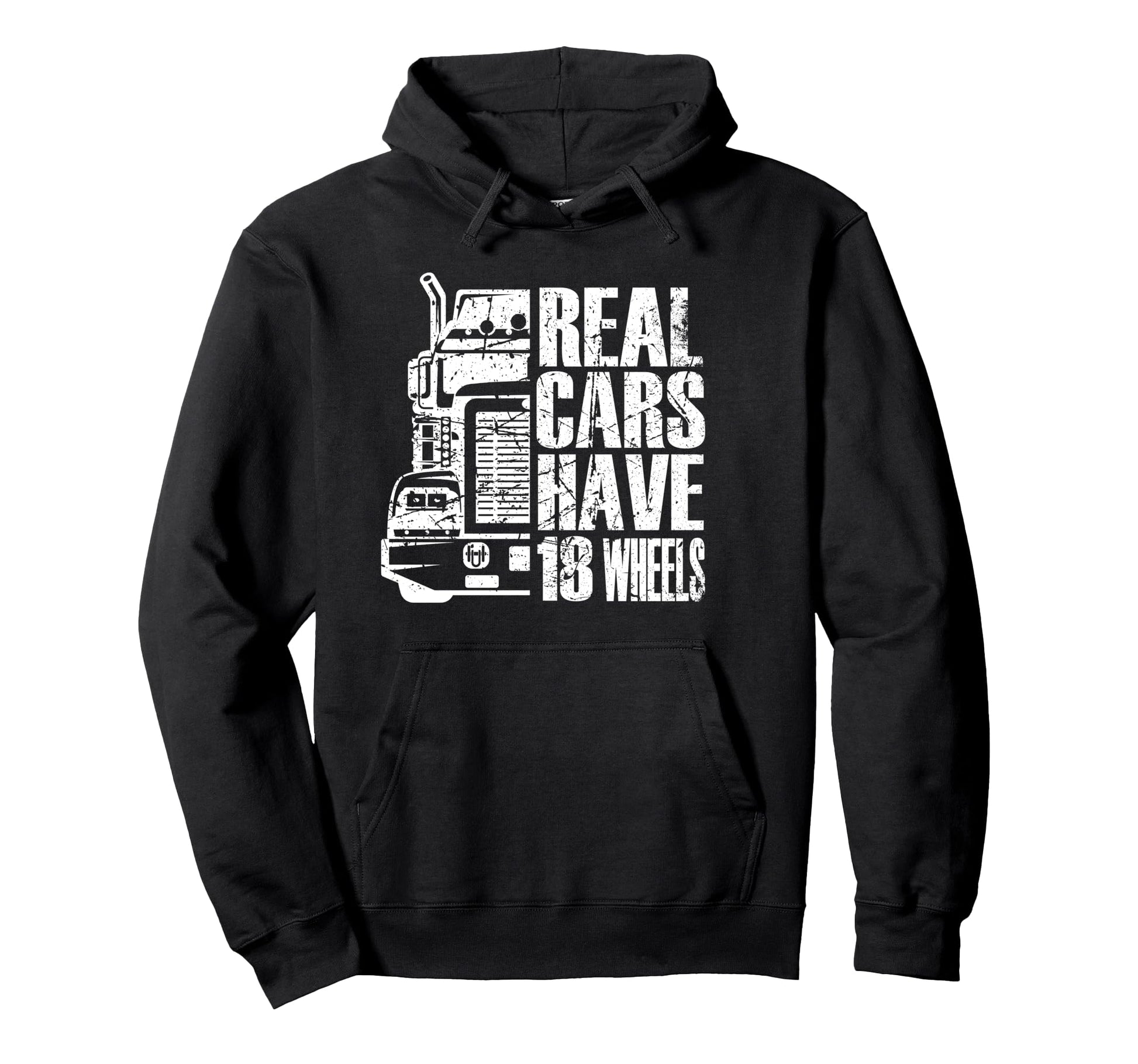 Funny Trucks Trucker Semi Truck Hoodie - Casual Everyday Wear Unisex - T-Shirt, Sweatshirt, Hoodie