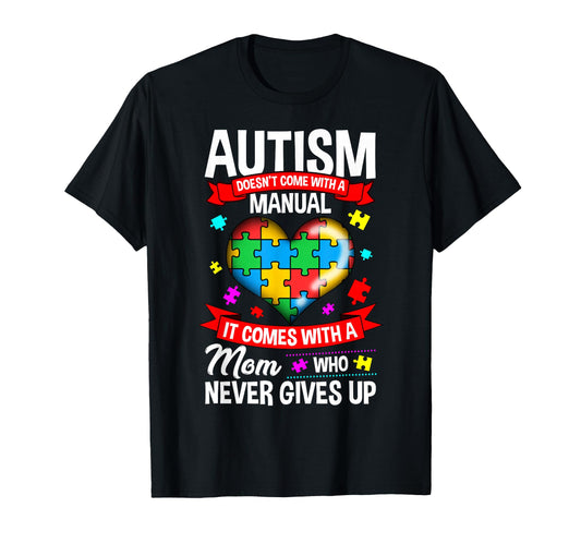 Autism Mom Autism Awareness Shirts Mom T-Shirt - Graphic Print for Adults - T-Shirt, Sweatshirt, Hoodie