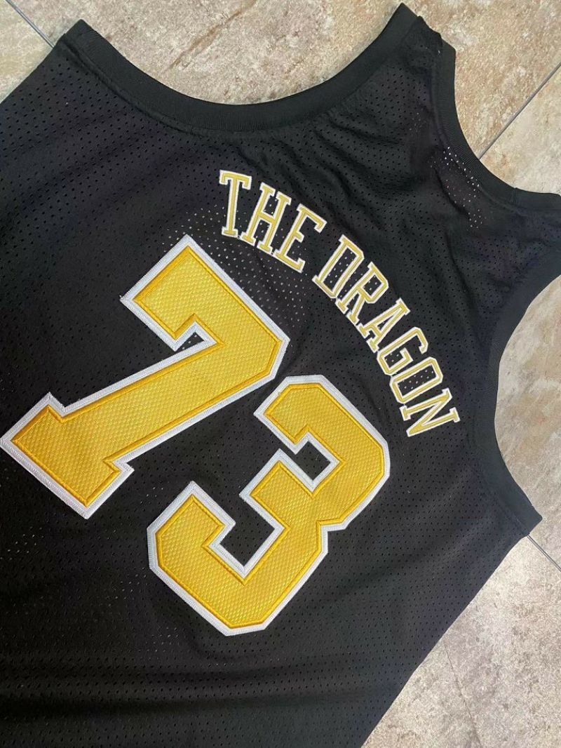 73 The Gragon Collaboration Black Jersey Style 2 Basketball Jersey basketball jersey product view 1