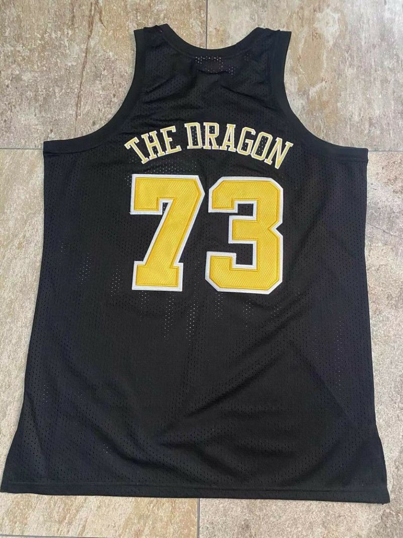 73 The Gragon Collaboration Black Jersey Style 4 Basketball Jersey basketball jersey product view 1