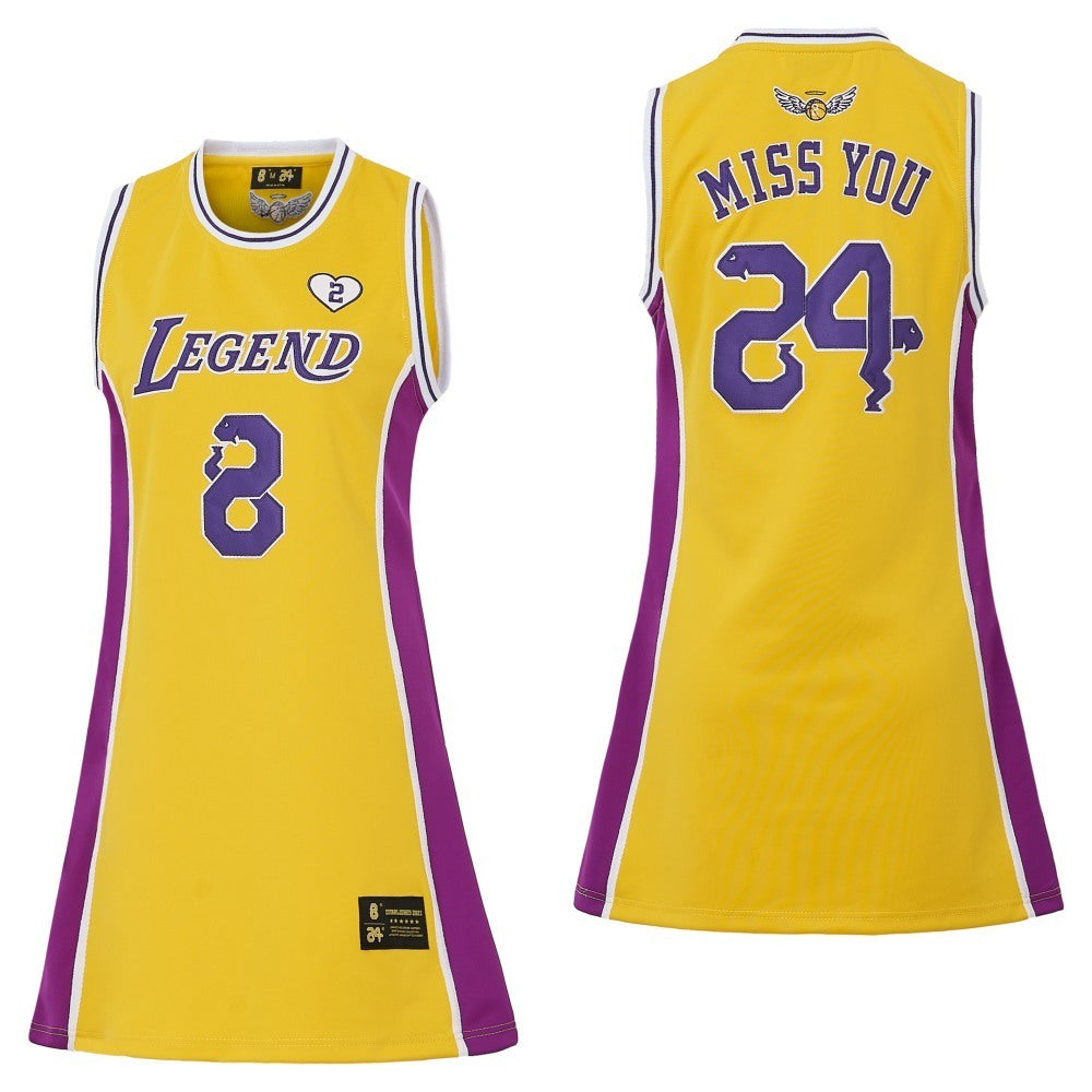 8-24 Yellow Front Legend Back MISS YOU College Football Jersey football jersey product view 1